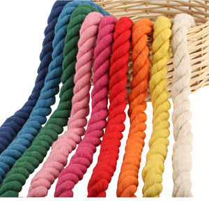 Cordon macramé tressé personnalisé de 2cm à trois brins corde 100% coton torsadée de 20mm avec <span class=keywords><strong>lacets</strong></span> de chaussures de style sport dans un sac à <span class=keywords><strong>lacets</strong></span> - Product Image 4