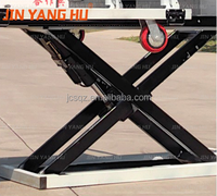 Table élévatrice à ciseaux électrique portable JYH, capacité 300 kg, hauteur 66 cm, chariot hydraulique pour entrepôt