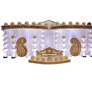 Dynamic Fountain Crystal Pillars <b>Wedding</b> Stage Stylish Fountain Crystal <b>Wedding</b> Stage Elegance Fountain Design <b>Wedding</b> Stage - Product Image 1