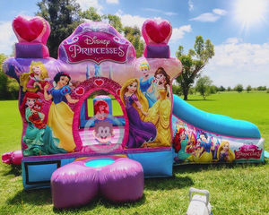 <span class=keywords><strong>Parque</strong></span> de juegos azul pastel perfecto para niñas pequeñas Casa de rebote de dibujos animados azul pastel para niñas Niños Fiesta al aire libre Diversión - Product Image 6