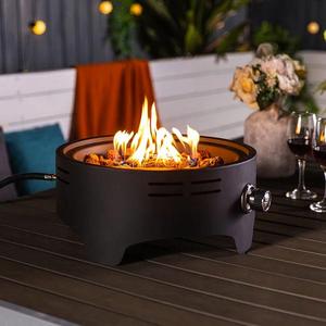 Disfrute de una Moderna Brasera Portátil de Acero Inoxidable de 15'' a Gas Propano con 40000 BTU para Fiestas - Product Image 1