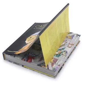 Hardcover Boek Jas Ontwerp Full Color Dust Jas Afdrukken 157g Gecoat Papier