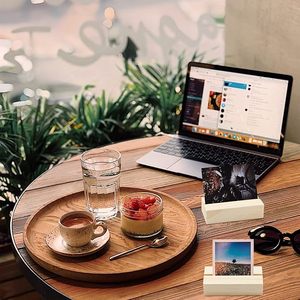 Khung bằng gỗ Wedding party Thẻ bảng hiển thị đứng cơ sở bằng gỗ - Product Image 6