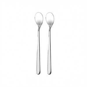 Latte Macchiato <b>Spoons</b> Set Of 2 Stainless Steel <b>Coffee</b> Tea Tools - Product Image 2