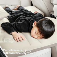 Matelas pneumatique électrique pour siège arrière de voiture, gonflage et dégonflage automatiques, lit de voyage portable avec coussin de calage intégré