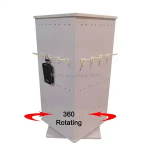 Portachiavi appesi a 4 lati con gancio per espositore di gioielli rotanti personalizzati - Product Image 1