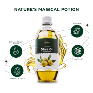 Lance Huile d'<span class=keywords><strong>olive</strong></span> extra non raffinée Marque privée Soin capillaire pur naturel pour la peau Elixir Huile d'<span class=keywords><strong>olive</strong></span> pressée à froid hydratante - Product Image 3