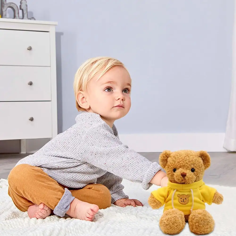 Nuevos y encantadores juguetes de peluche de oso de peluche suave para herramientas de asistencia para niños
