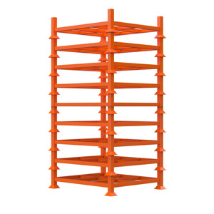 מדפי פלדה כבדים OEM CASE CARTER ניתנים לערום 4 קומות, צבועים באבקה, מוטות מדפים אנכיים לוגיסטיים, צבע בהתאמה אישית 1200x800 - Product Image 3