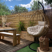 Fauteuil suspendu en rotin pour l'extérieur, chaise suspendue en forme d'œuf, balançoire pour balcon et jardin