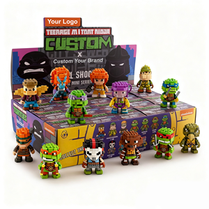 Caja Sorpresa de <span class=keywords><strong>Mini</strong></span> Bloques de Construcción Personalizados al por Mayor, Diseña tu Propia Caja de Regalo Misteriosa, Juguete de Plástico Personalizado con Logotipo - Product Image 1