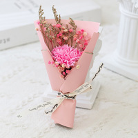 Buket rumput Pampas asli alami Mini, bunga sabun kering hadiah Hari Valentine Pernikahan jumlah besar unik untuk sekolah kembali