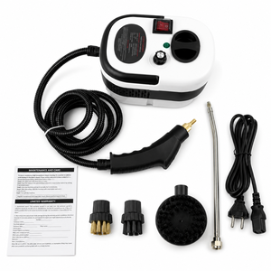 เครื่องทำความสะอาดไอน้ำแบบพกพา PTC-SC-002 กำลังไฟ 1500 วัตต์ แรงดัน 3 บาร์ ถังขนาด 1200 มล. ปรับระดับได้ 6 ระดับ เหมาะสำหรับทำความสะอาดบ้านและรถยนต์ - Product Image 6