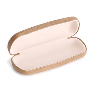 High Quality Customized Metal Handmade Glasses Case Leather Coloful Folding Eyeglass Storage Case Box