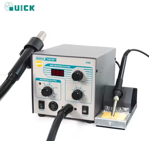 สถานีบัดกรีลมร้อน 220V/110V Quick 706W+ 2 in 1 สำหรับซ่อมโทรศัพท์มือถือ - Product Image 3