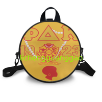 Sac rond en PU pour femme de la sororité ZPB Zeta Phi Beta, sac de shopping réutilisable en tissu de haute qualité, sac de week-end