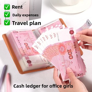 <span class=keywords><strong>Nouveau</strong></span> Portefeuille de rangement pour billets de banque commémoratifs, étanche, grande capacité, avec serrure à combinaison, pour dépôt d'espèces, idéal pour la finance, cadeau, vente en gros - Product Image 3