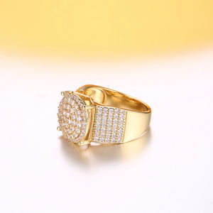 Bague en argent pour homme 925 Bagues pour homme Bague pour homme personnalisée plaquée or Vintage - Product Image 4