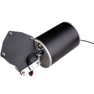 Transmission Gearbox Reduction High Torque D76R D76L DC 12v24v Reduction Motor Worm Gear Motor 24V 12 Volt - Product Image 4