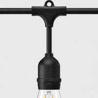 Guirlandes lumineuses LED S14 étanches IP65 pour décorations de fêtes, éclairage extérieur, patio, jardin, mariage, fête