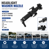 Actuador de Boquilla de Pulverización para Lavafaros de Grado Profesional para BMW F07GT F18 F10 F11 F02 Z4 2008-2013 OE 61677149885