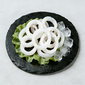 Anelli di Calamaro Congelati Senza Pelle, Nutrienti, di Calamaro Gigante Illex IQF, Esportazione dalla Cina - Product Image 1