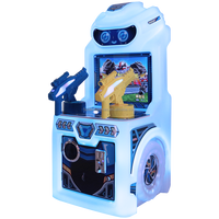 Machine de simulateur Twin Gunfight King à pièces Centre de jeux à 2 joueurs et centre commercial Divertissement Langue anglaise
