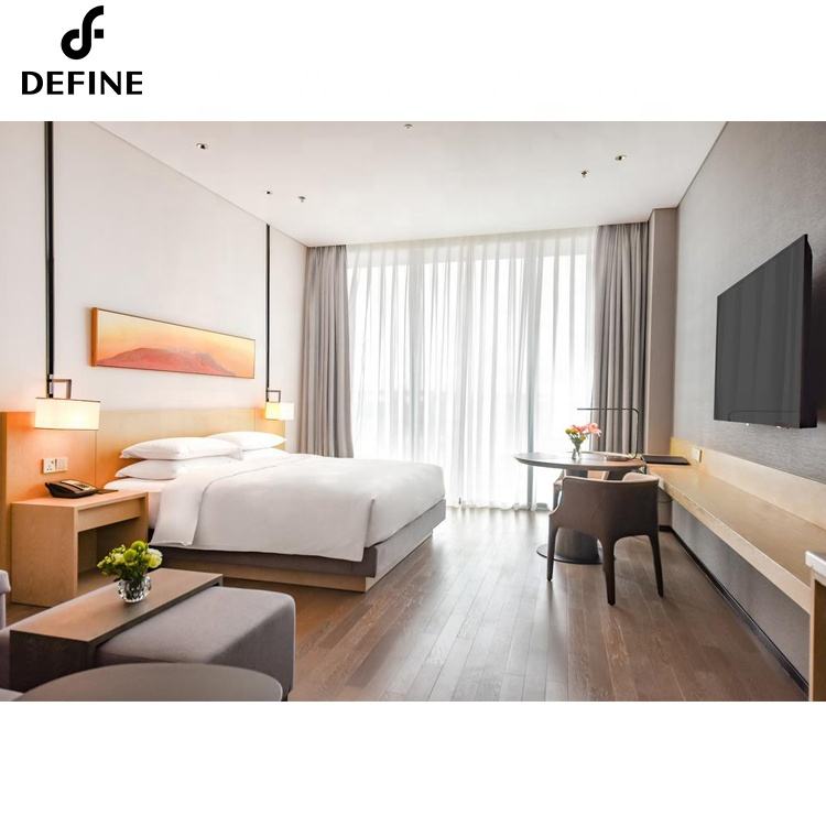 フルプロジェクトホテルベッドセット家具高級モダンホテルベッドルーム