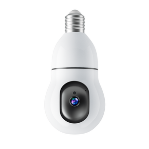 Bombilla webcam WiFi 360 bidireccional voz inalámbrica WiFi Cámara doméstica - Product Image 4