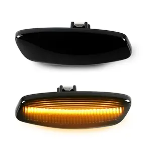 LED Turn Signal Lights Side Indicator Kit For Peugeot 207 308 3008 Citroen C4 Picasso Clear/Smoked/Orange Lens