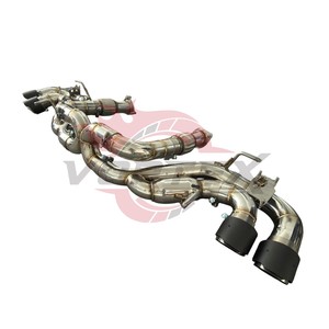 ท่อไอเสีย Chevrolet Corvette C8 2019-2023แบบท่อตรง Valvetronic 304SS กระจกขัดเงา - Product Image 2