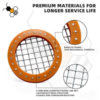 Cage à reine de type broche en bakélite anti-corrosion pour l'élevage des abeilles, équipement d'apiculture