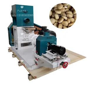 60C Hond Voedsel Pelletizer Extruder Petfood Meerval Feed Pellet Machine Hond Pet Food Productie Apparatuur