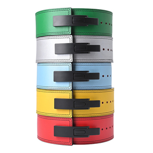 Customize Logo Breathable Waterproof Fitness Exercise Gym Buckle Leather Back Support Strap Lever Lifting Powerlifting - Product Image 5