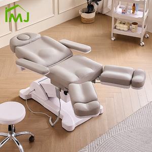 Moderno cosmético facial spa mesa de masaje salón de pestañas tatuaje silla eléctrica cama de belleza - Product Image 2