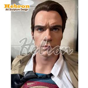 Busto <span class=keywords><strong>de</strong></span> Resina Personalizado <span class=keywords><strong>de</strong></span> Superman a Tamaño Real, Escultura <span class=keywords><strong>de</strong></span> Figura <span class=keywords><strong>de</strong></span> Superhéroe para Decoración del Hogar - Product Image 4
