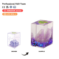Caja Sorpresa Misteriosa de Figuras de Resina Transparentes de Guardianes MBTI, Adornos Coleccionables para Escritorio