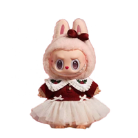 Spot Authentic labubu Série Conte de fées scintillante, Figurine en vinyle et peluche, Boîte mystère, Poupée mignonne, Ornements décoratifs, Cadeau surprise