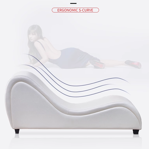 मल्टीफंक्शनल एस-आकार प्यार जोड़े मजेदार फोल्डेबल सोफा वैकल्पिक मल्टी-कलर कूलिंग फीचर होटल बेडरूम के लिए - Product Image 3