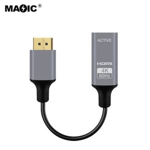 Usine directe <span class=keywords><strong>en</strong></span> <span class=keywords><strong>gros</strong></span> plaqué or 4K 60HZ convertisseur DP vers <span class=keywords><strong>HDMI</strong></span> <span class=keywords><strong>adaptateur</strong></span> DP vers <span class=keywords><strong>HDMI</strong></span> pour ordinateur portable de <span class=keywords><strong>bureau</strong></span> et HDTV - Product Image 1