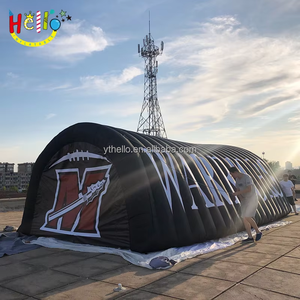 Özel spor oyunları futbol futbol beyzbol şişme siyah tünel - Product Image 2