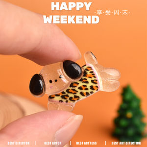 Cabujones de Resina con Animales de Dibujos Animados para Manualidades, Decoración de Joyería, Horquillas y Fundas de Teléfono - Product Image 3