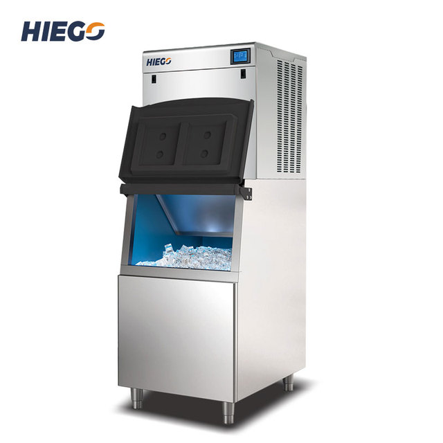 Large Capacity Commercial Ice Cube Makers 500kg/24h with Air Cooling Ice Machine High Productivity Rapid Ice Making Provided 100
