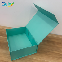 Scatola Magnetica Verde con Lamina d'Oro - Confezione Regalo di Lusso Premium, Design Logo Gratuito (MOQ 500)