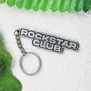 Llaveros Personalizados de Metal, Aleación de Zinc 2D, Llaveros con Logotipo Grabado en Relieve Plateado, para Clubes - Product Image 4