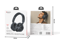 Yesido Headphone nirkabel BT5.3, Earphone tanpa kabel latensi rendah, Headset EP12