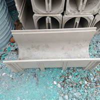 Canal de drainage en plastique en forme de U, haute résistance, couleur personnalisée, pour les projets de construction extérieure, les routes et l'utilisation en jardin