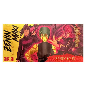 10 Nouveaux Designs de Billets de Banque en Polymère Électroplaqué Or, Anime Japonais Jujutsu Kaisen, Pleine Couleur - Product Image 3