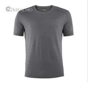Atmungsaktives Sport lauf Dry Fit Blank Unisex Kurzarm T-Shirt