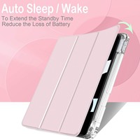 Étui de protection antichute pour tablette avec support de stylet flexible pour iPad Mini 7 8 Air Pro 8.3 10.2 10.5 10.9 11 12.9 13 pouces